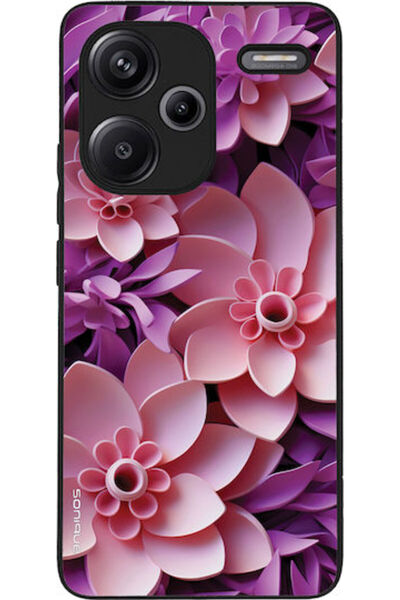 Other Θήκη Sonique Σειράς 3D Λουλουδιών για Xiaomi Redmi Note 13 Pro Plus 5G Ροζ