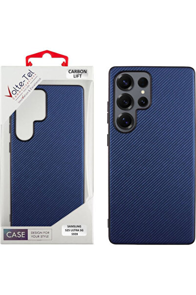 Other Volte-Tel Carbon Lift Πίσω Κάλυμμα Σιλικόνης Μπλε (Galaxy S25 Ultra)