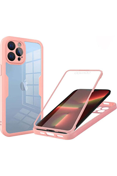 Techsuit ColorVerse 360 Πλήρης Κάλυψη Σιλικόνης Ροζ (iPhone 13 Pro)