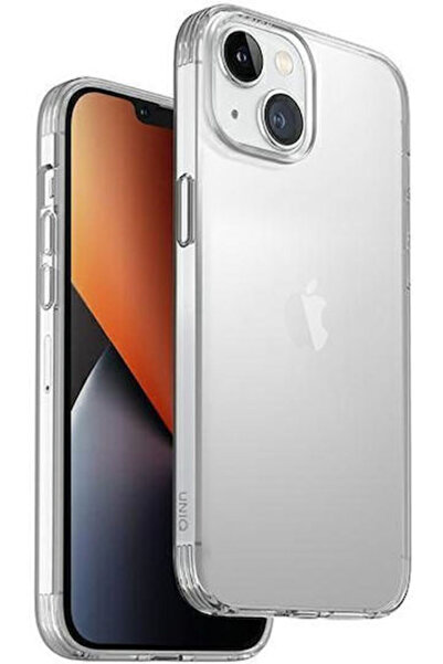 uniq Air Fender Πίσω Κάλυμμα Σιλικόνης Διαφανές Χρώμα Nude (iPhone 14 Plus) Κ...
