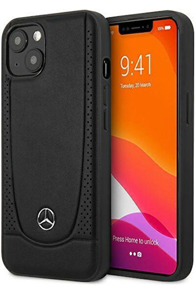 Mercedes Benz Mercedes-Benz Urban Πίσω Θήκη Συνθετικό Δέρμα Μαύρο (iPhone 14 ...