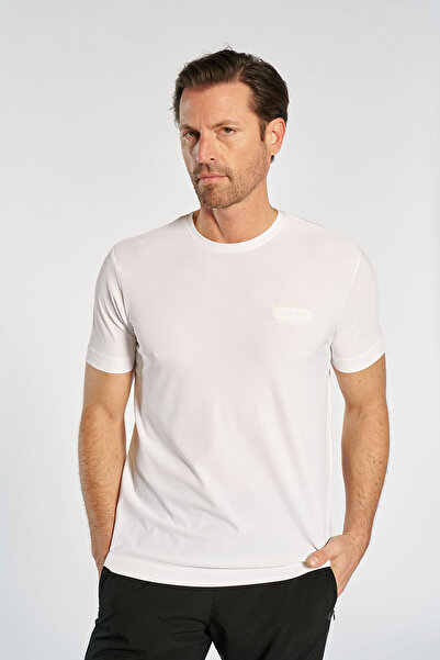 bilcee Men's White Training T-Shirt 4913