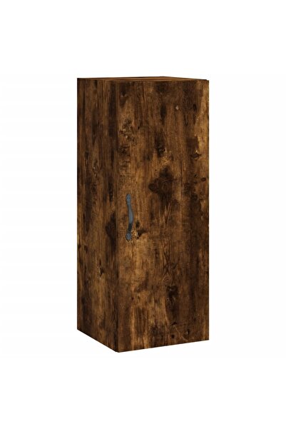 vidaxl Dulap de perete, stejar fumuriu, 34,5x34x90 cm, lemn prelucrat