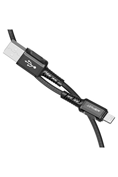 Acefast C1-02 USB to Lightning Fast Charging Cable, MFi Certified, Durable Br...
