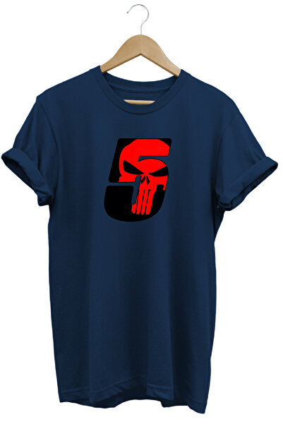 WİDİ Tricou unisex cu imprimeu Craniu, mărimea 5 – Design streetwear cu temat...