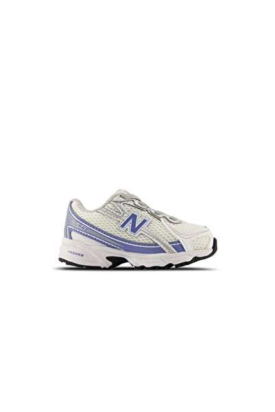 New Balance 740 مجموعة موديلات بيضاء من أحذية الأطفال اليوميةI7408VA باللون ا...