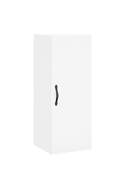 vidaxl Dulap de perete, alb, 34,5x34x90 cm, lemn prelucrat