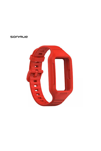 Other Λουράκι Σιλικόνης Sonique Κόκκινο (Huawei Band 6 / Huawei Band 7)