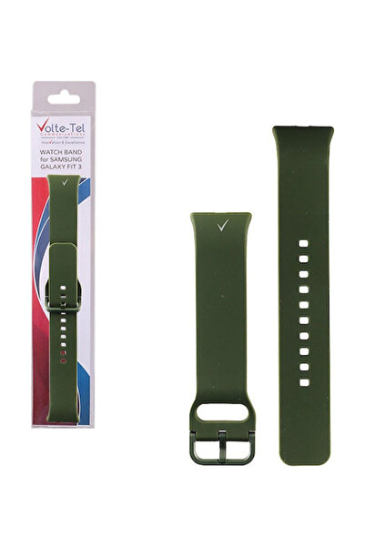 Other Λουράκι Volte-Tel Σιλικόνης Χακί (Galaxy Fit3)