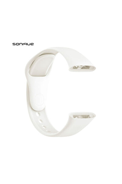 Other Σονίκ Έγχρωμο Λουράκι Σιλικόνης Λευκό (Redmi Watch 3)