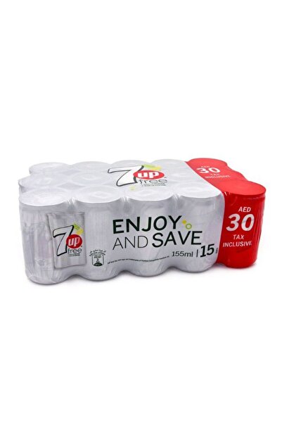 7 Up Zero Sugar Lemon Lime Mini Cans 155ml 15-Pack