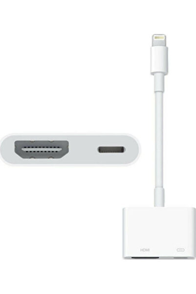 Apple MD826 Μετατροπέας Lightning αρσενικό σε HDMI / Lightning θηλυκό Λευκό 1...