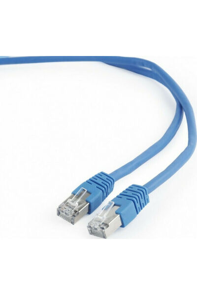 Cablexpert Καλώδιο Ethernet F/FTP Cat.6 (Gigabit) 0,5μ Μπλε Κωδικός: PP6-0.5M/B