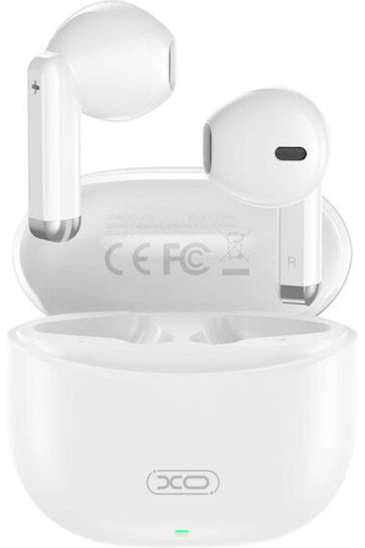 Xo X33 Tws Ενδοωτικά Ακουστικά Bluetooth Handsfree με Θήκη Φόρτισης Λευκά