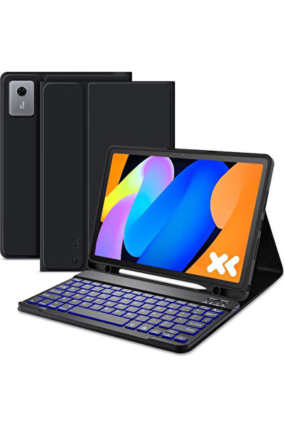 Tech-Protect Έξυπνη θήκη flip cover με πληκτρολόγιο σε διάταξη US, μαύρο (Len...