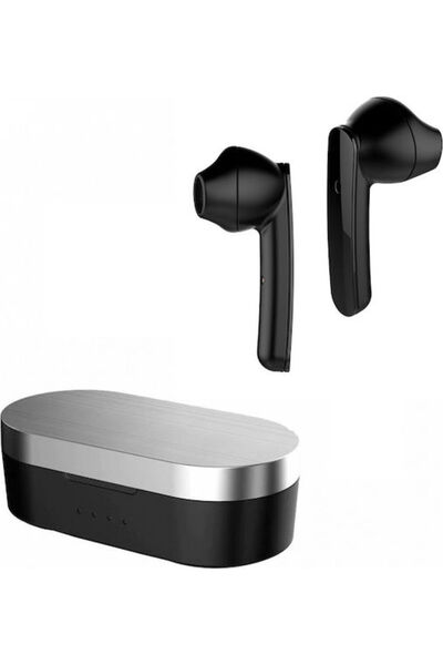 OEM SL Art AP-TW-B3 Ακουστικά Bluetooth Handsfree με Θήκη Φόρτισης Μαύρο
