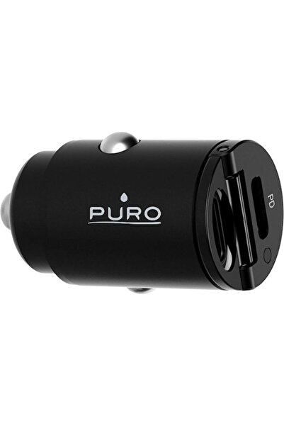 Puro Φορτιστής Αυτοκινήτου 30W με Θύρες: 2xType-C Μαύρο Κωδικός Χρώματος: FCM...