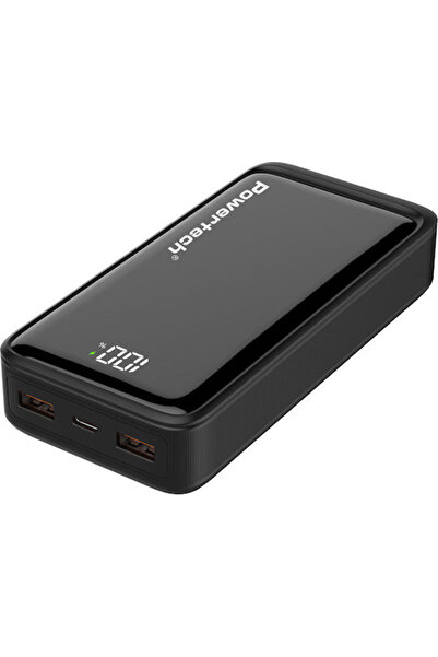POWERTECH PT-1327 Power Bank 20000mAh 22.5W με 2 θύρες USB-A και 1 θύρα USB-C...