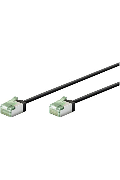 goobay Καλώδιο U/FTP (STP) Ethernet 0,15μ Μαύρο Κωδικός: 74350