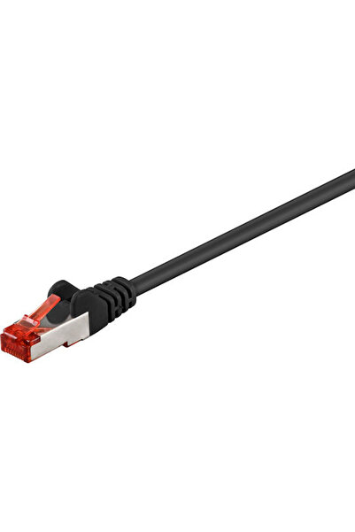 goobay Καλώδιο Ethernet S/FTP Cat.6 (Gigabit) 0,25μ Μαύρο Κωδικός: 95458