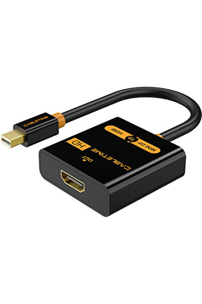 Cabletime Μετατροπέας 1080p mini DisplayPort αρσενικό σε USB-A θηλυκό 10 τεμάχια