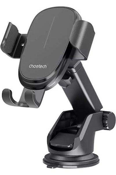CHOETECH Βάση κινητού αυτοκινήτου με ρυθμιζόμενα άγκιστρα και ασύρματη φόρτισ...