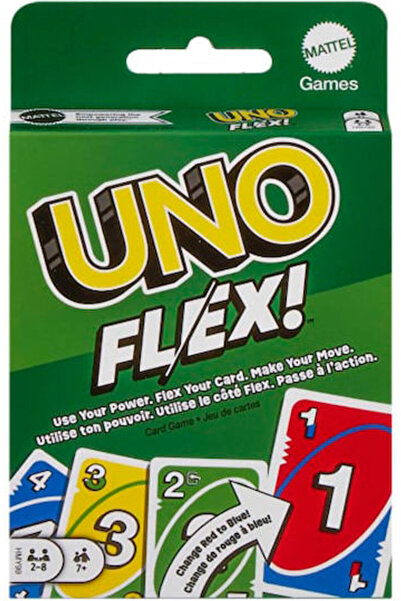 Mattel Games Επιτραπέζιο παιχνίδι Uno Flex για 2-8 παίκτες, 7+ ετών (EN) Κωδι...