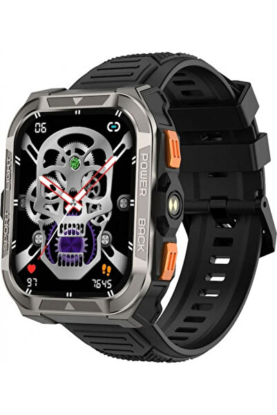 Blackview W80 Pro 56mm Έξυπνο ρολόι με μετρητή καρδιακών παλμών (Μαύρο)