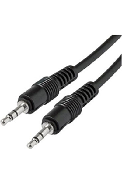 MediaRange Καλώδιο Ήχου 3.5mm Αρσενικό σε 3.5mm Αρσενικό, Μαύρο, 1μ, με Επιχρ...