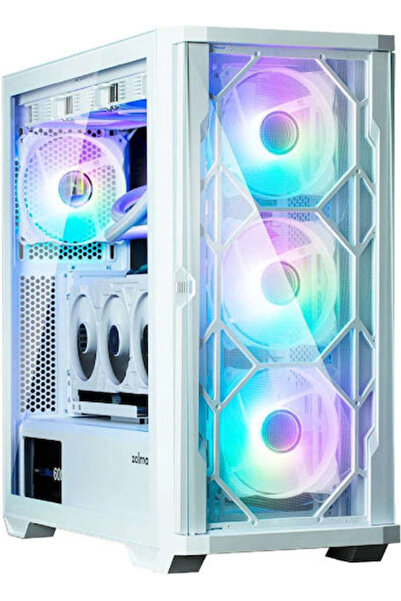 Zalman Z10 DUO Gaming Midi Tower Θήκη Υπολογιστή με Παράθυρο και Φωτισμό RGB ...