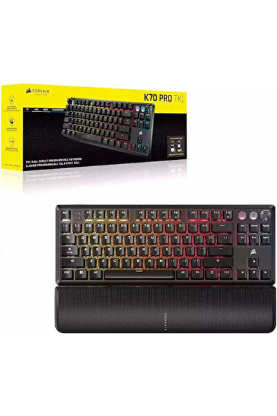 Corsair K70 RGB TKL Πληκτρολόγιο Gaming με τεχνολογία Hall Effect, χωρίς αριθ...