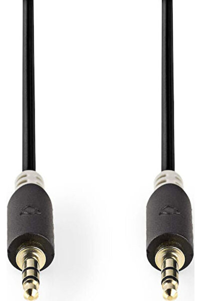 Nedis Καλώδιο Jack 3.5mm Αρσενικό - Jack 3.5mm Αρσενικό Μαύρο 5μ