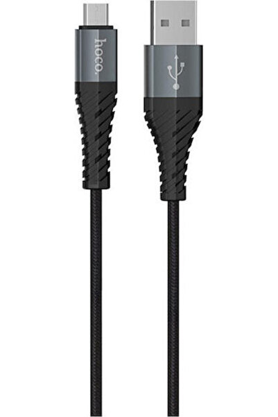 hoco. Hoco X38 Cool 1μ Πλεκτό Καλώδιο USB 2.0 σε micro USB (HOC-X38m-BK)