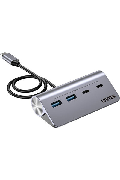 Unitek Διανομέας USB 4 Θυρών USB 3.2 με σύνδεση USB-A Γκρι Κωδικός: H1337AGY01