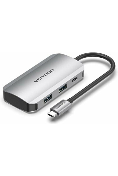 Vention Διανομέας USB 3 Θυρών USB 3.0 με Σύνδεση USB-C Ασημί Κωδικός: TNBHB