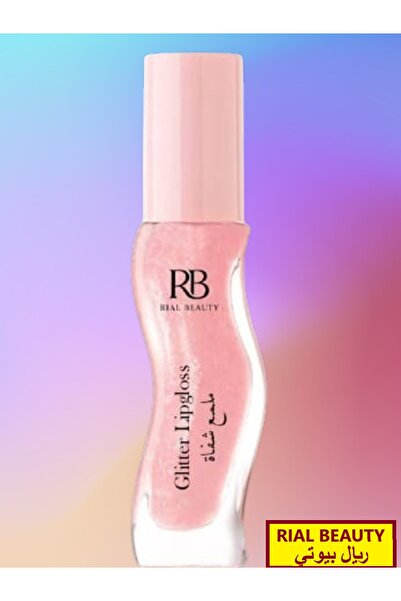 RIAL BEAUTY ملمع شفاه لامع روج ملمع شفاة و مرطب شفايف و مورد الشفايف بلون متم...