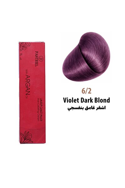 pasteel Shuaitali Argan Oil Hair Dye 6/2 Dark Purple, 100ml. from Bastil.