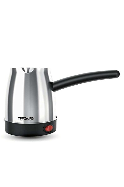 TEFONER Electric Coffee Kettle Stainless Steel - for Quick Turkish Coffee Pre...