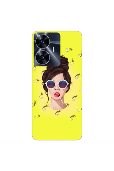 Other Realme Note 50 Lolipop Transparent Silicone TPU Θήκη