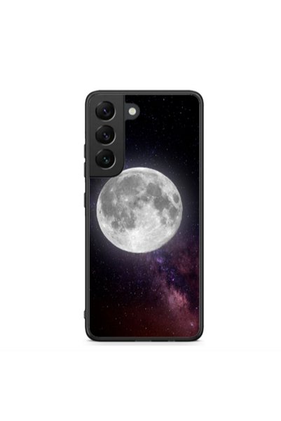 Other Samsung S22 Plus Moon and stars Black Glossy Θήκη