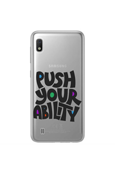 Other Samsung A10 Push Your Ability Transparent Silicone TPU Θήκη