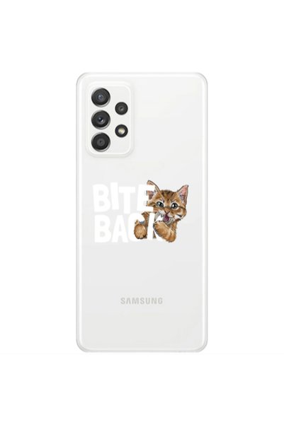 Other Samsung A23 bitte back cat Transparent Silicone TPU Θήκη