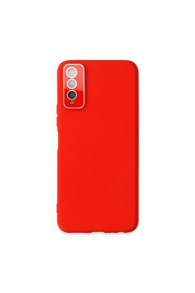 TheGencoo Vivo Y11S Case Launch Glass Cover - Red