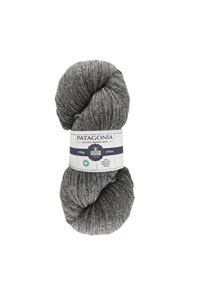 Etrofil Patagonia pređa za pletenje siva 100% organska merino vuna 100g 350m ...