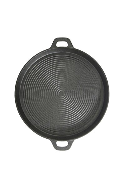 OEM Tava din fonta pura pentru cuptor si gratar, D32xH3 cm dimensiuni, 2.5 L ...