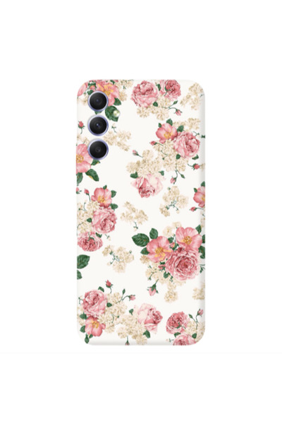 Other Samsung A25 Pink Flowers 2 Transparent Silicone TPU Θήκη