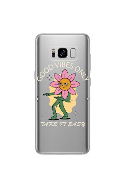 Other Samsung S8 Good Vibes Only Transparent Silicone TPU Θήκη