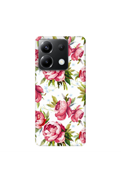 Other Xiaomi Poco X6 5G Roses and laves Transparent Silicone TPU Θήκη