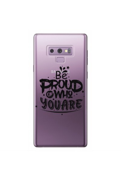 Other Samsung Note 9 Be proud of who you are Transparent Silicone TPU Θήκη