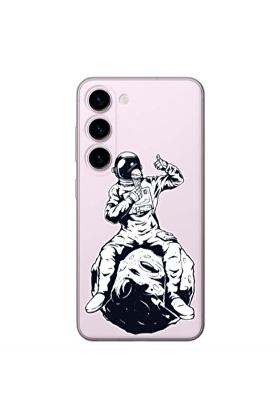 Other Samsung S23 Plus ice cream in space Transparent Silicone TPU Θήκη